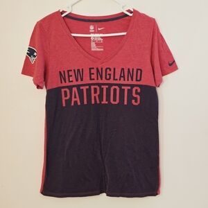Nike New England Patriots Women's Medium Jersey Tee